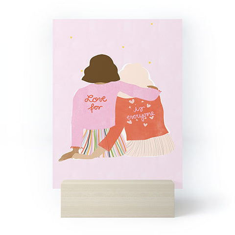 Alja Horvat Love Is For Everyone Mini Art Print