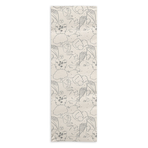 Alja Horvat Morning Dreams Yoga Towel