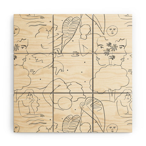 Alja Horvat Morning Dreams Wood Wall Mural