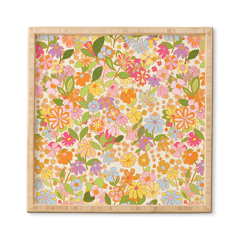 Alja Horvat Nostalgia in the garden Framed Wall Art