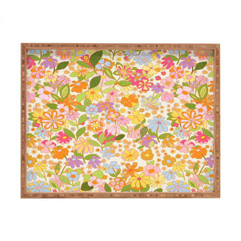 Alja Horvat Nostalgia in the garden Rectangular Tray