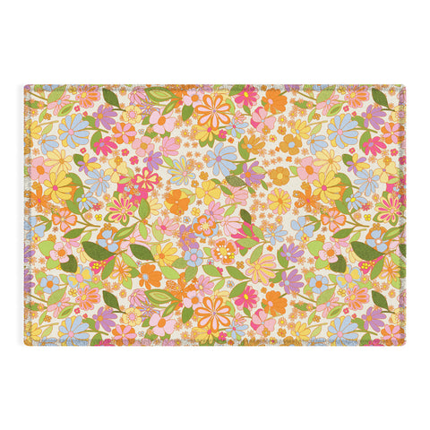 Alja Horvat Nostalgia in the garden Outdoor Rug