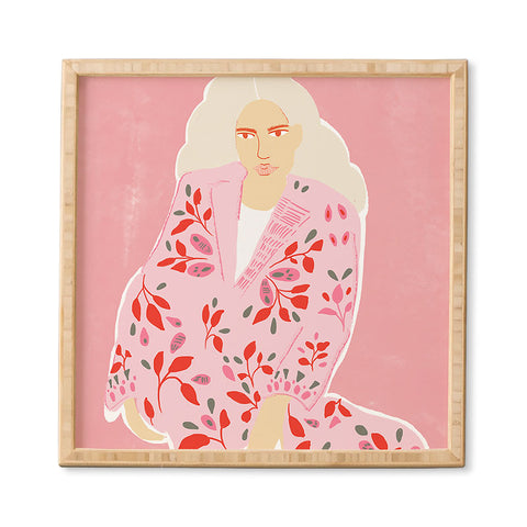 Alja Horvat Pink Lady Framed Wall Art