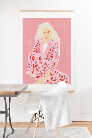 Alja Horvat Pink Lady Art Print And Hanger