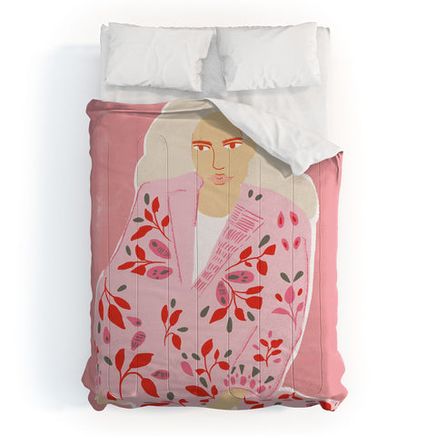 Alja Horvat Pink Lady Comforter