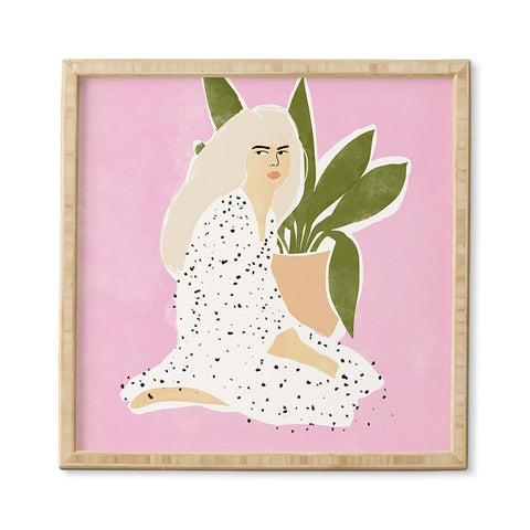 Alja Horvat Polka Dots Framed Wall Art