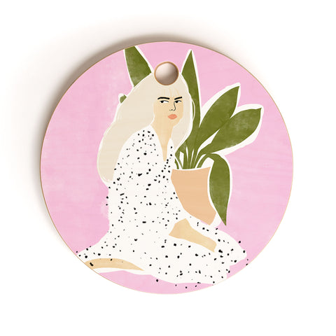 Alja Horvat Polka Dots Cutting Board Round