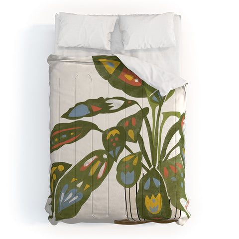 Alja Horvat Scandinavian Plant Comforter