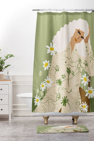 Alja Horvat Serenity I Shower Curtain And Mat