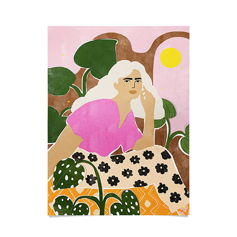 Alja Horvat Spending time with my plants Poster