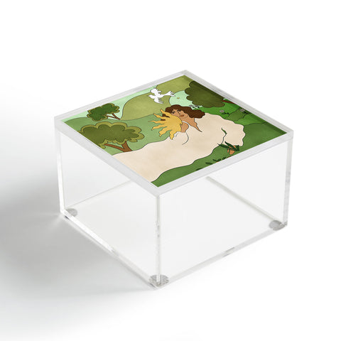 Alja Horvat Sun in her hands Acrylic Box