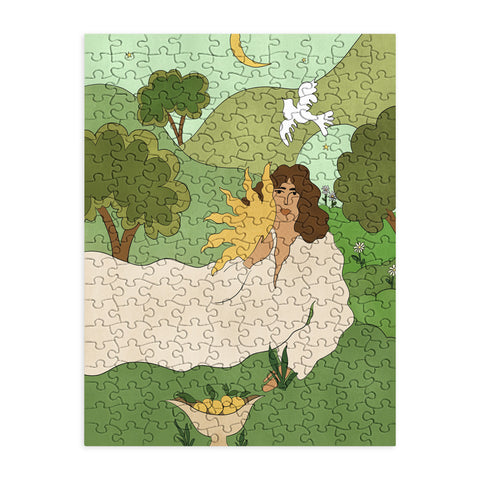 Alja Horvat Sun in her hands Puzzle