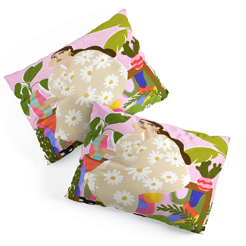 Alja Horvat Taking care of my plants Pillow Shams