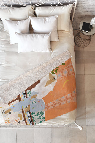 Alja Horvat There is always Sunshine after Fleece Throw Blanket