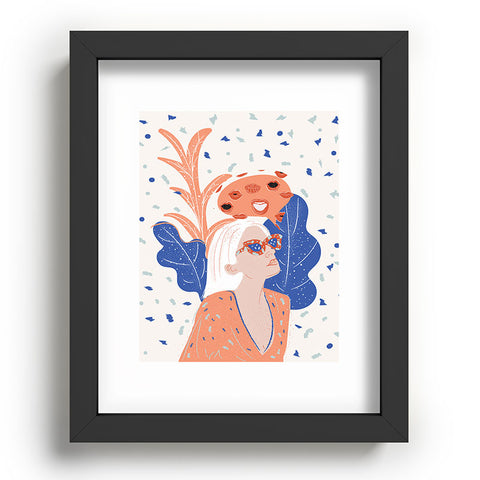 Alja Horvat Thinkin about kissin you Recessed Framing Rectangle