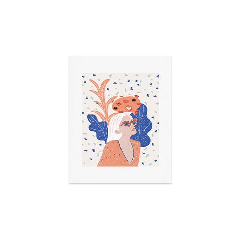 Alja Horvat Thinkin about kissin you Art Print