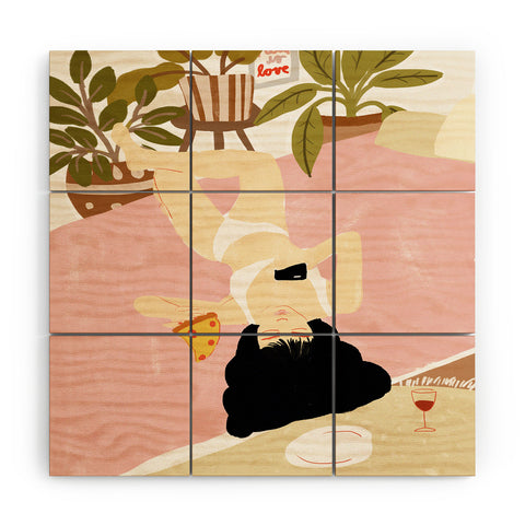 Alja Horvat This Is Life Wood Wall Mural