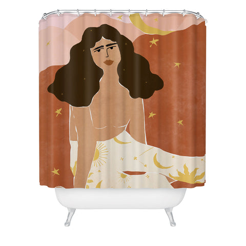 Alja Horvat Universe Has Your Back Shower Curtain