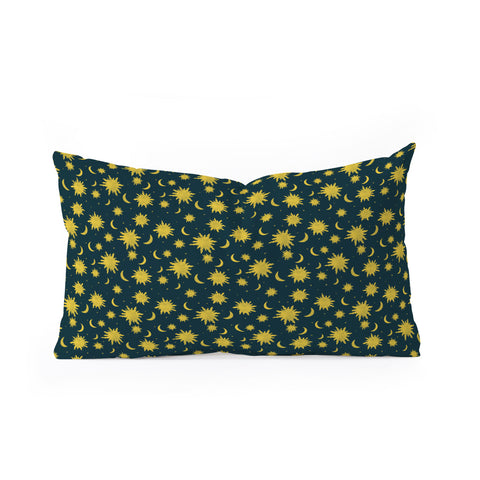 Alja Horvat Universe Oblong Throw Pillow