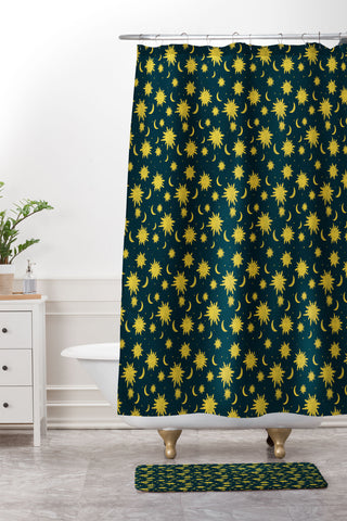 Alja Horvat Universe Shower Curtain And Mat
