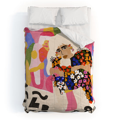 Alja Horvat World Full Of Colors Comforter