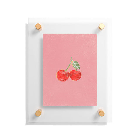 Alja Horvat Yummi Cherry Floating Acrylic Print