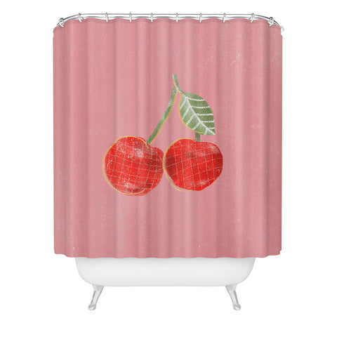 Alja Horvat Yummi Cherry Shower Curtain