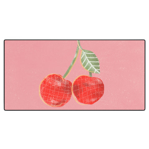 Alja Horvat Yummi Cherry Desk Mat