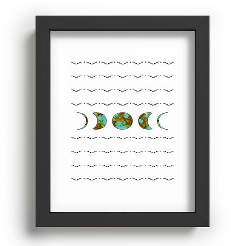 Allie Falcon Aztec Moon Recessed Framing Rectangle