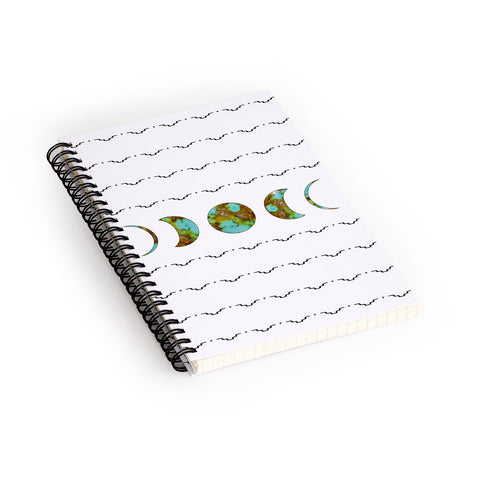 Allie Falcon Aztec Moon Spiral Notebook