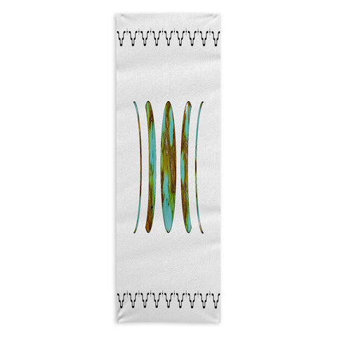Allie Falcon Aztec Moon Yoga Towel