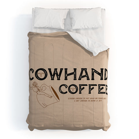 Allie Falcon Cowhand Coffee Rustic Comforter