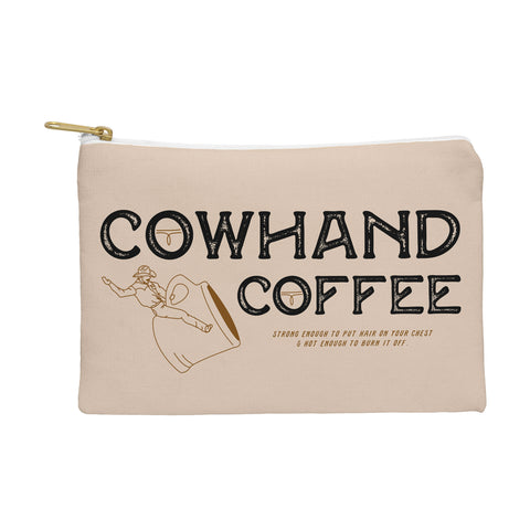 Allie Falcon Cowhand Coffee Rustic Pouch