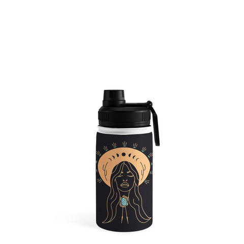Allie Falcon Desert Angel in Peach Grey Water Bottle