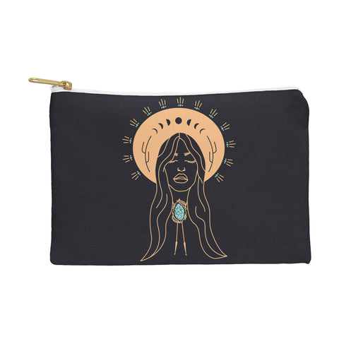 Allie Falcon Desert Angel in Peach Grey Pouch