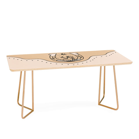 Allie Falcon Good Fortune Gal Neutral Coffee Table