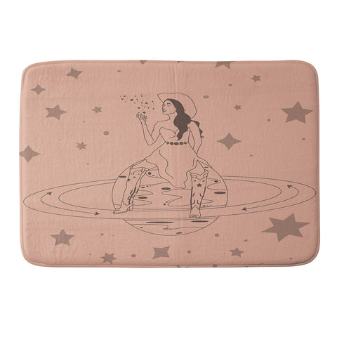 Allie Falcon Janet From Another Planet Memory Foam Bath Mat