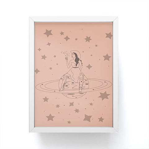 Allie Falcon Janet From Another Planet Framed Mini Art Print