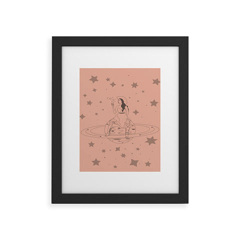 Allie Falcon Janet From Another Planet Framed Art Print