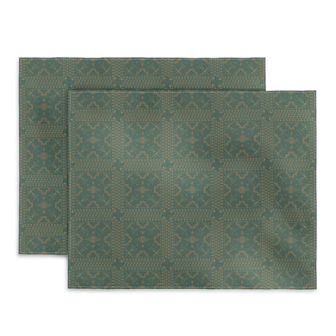 Allie Falcon Lost Desert Green Placemat
