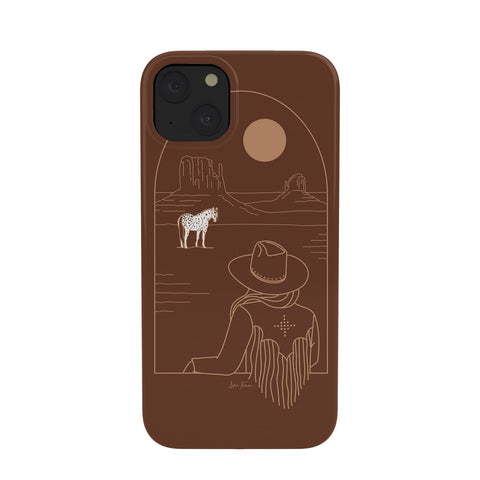 Allie Falcon Lost Pony in Burnt Clay Phone Case