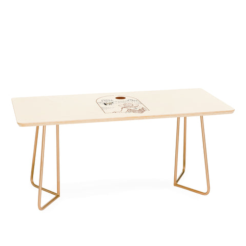 Allie Falcon Lost Pony Rustic Coffee Table