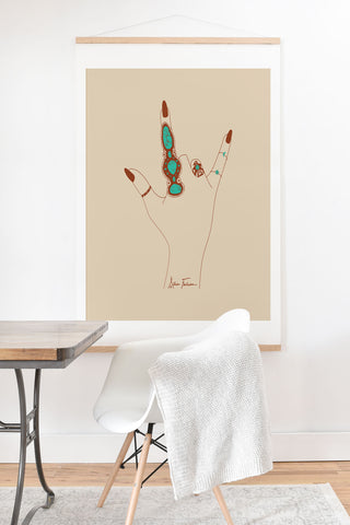 Allie Falcon Love Language Art Print And Hanger