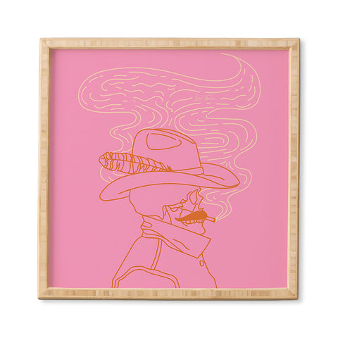 Allie Falcon Love or Die Tryin Cowhand Framed Wall Art