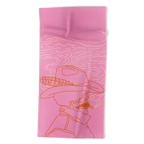 Allie Falcon Love or Die Tryin Cowhand Beach Towel