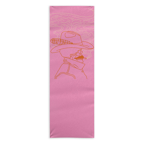 Allie Falcon Love or Die Tryin Cowhand Yoga Towel