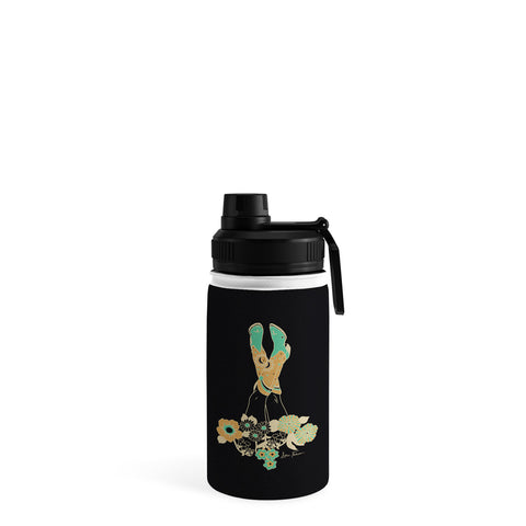 Allie Falcon Love Stoned Cowboy Boots Emerald Water Bottle