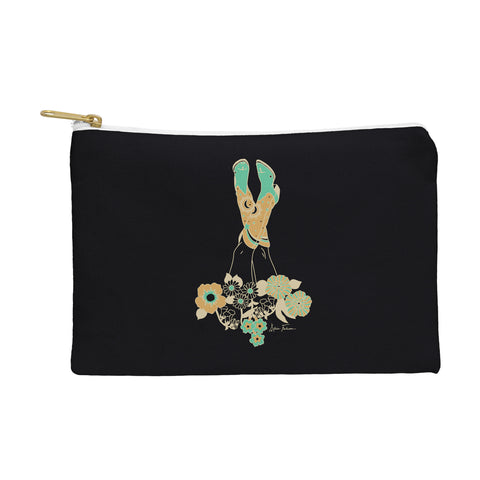 Allie Falcon Love Stoned Cowboy Boots Emerald Pouch