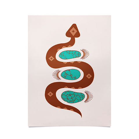 Allie Falcon Southwestern Slither Poster