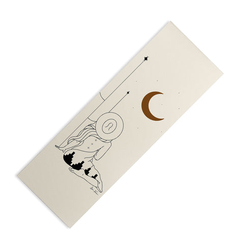 Allie Falcon Talking to the Moon Rustic Yoga Mat